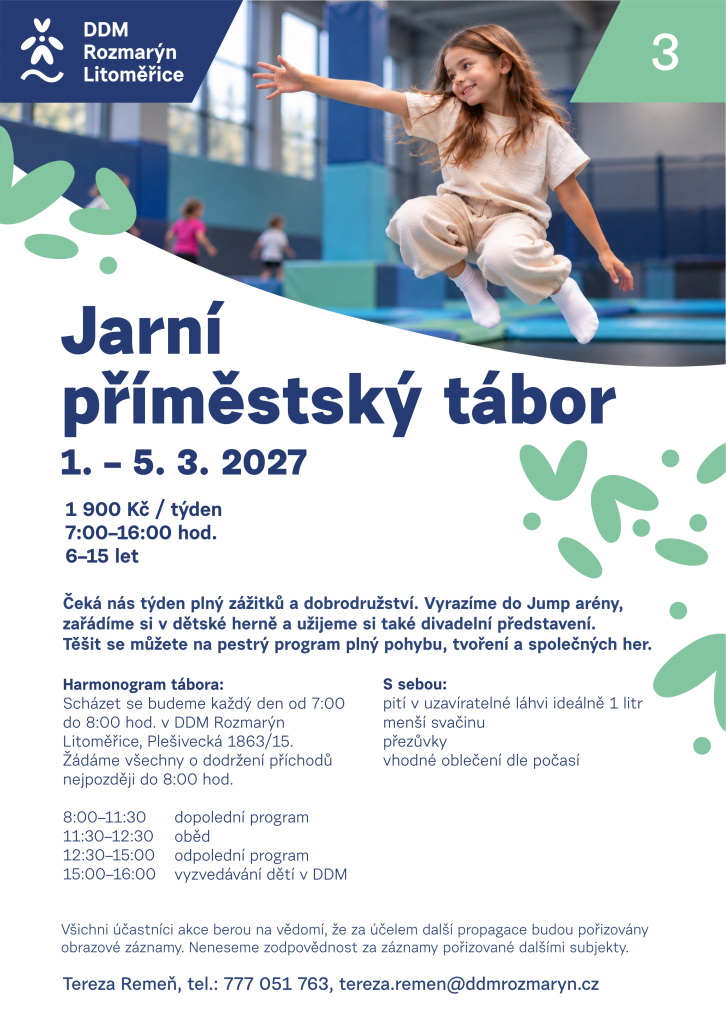 JARNÍ PŘÍMĚSTSKÝ TÁBOR