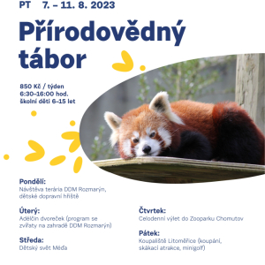 PŘÍRODOVĚDNÝ PŘÍMĚSTSKÝ TÁBOR