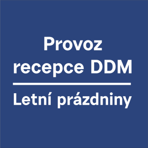 PROVOZ RECEPCE - LETNÍ PRÁZDNINY